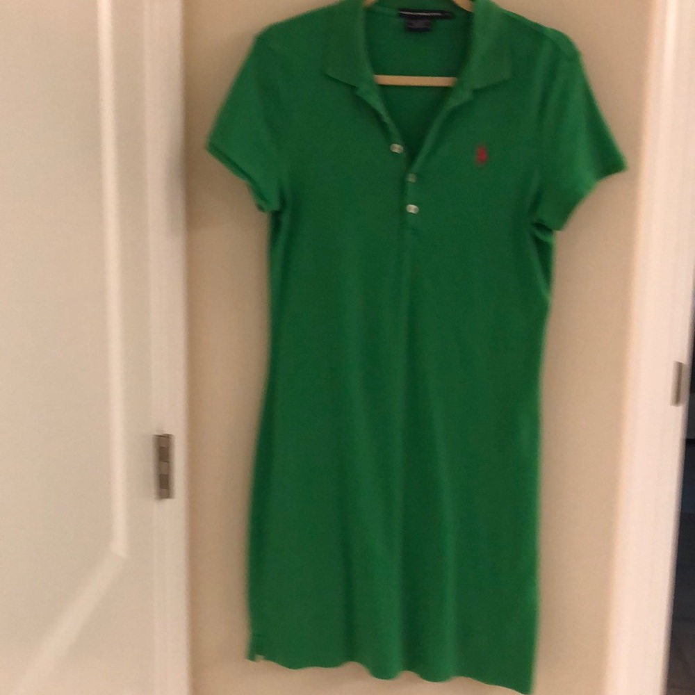 Ralph Lauren Green Polo Dress